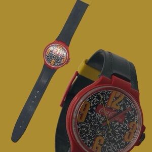 Vintage Retro Coca-Cola Promotional Wristwatch